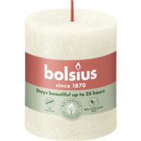 Een afbeelding van Bolsius Rustieke kaars ivoor 8cm