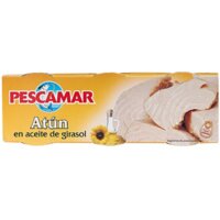 Pescamar Atun tonijn in zonnebloemolie 3 pack