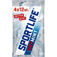 Een afbeelding van Sportlife Hotmint gum sugarfree 4-pack