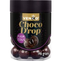 Een afbeelding van Venco Choco drop puur zout