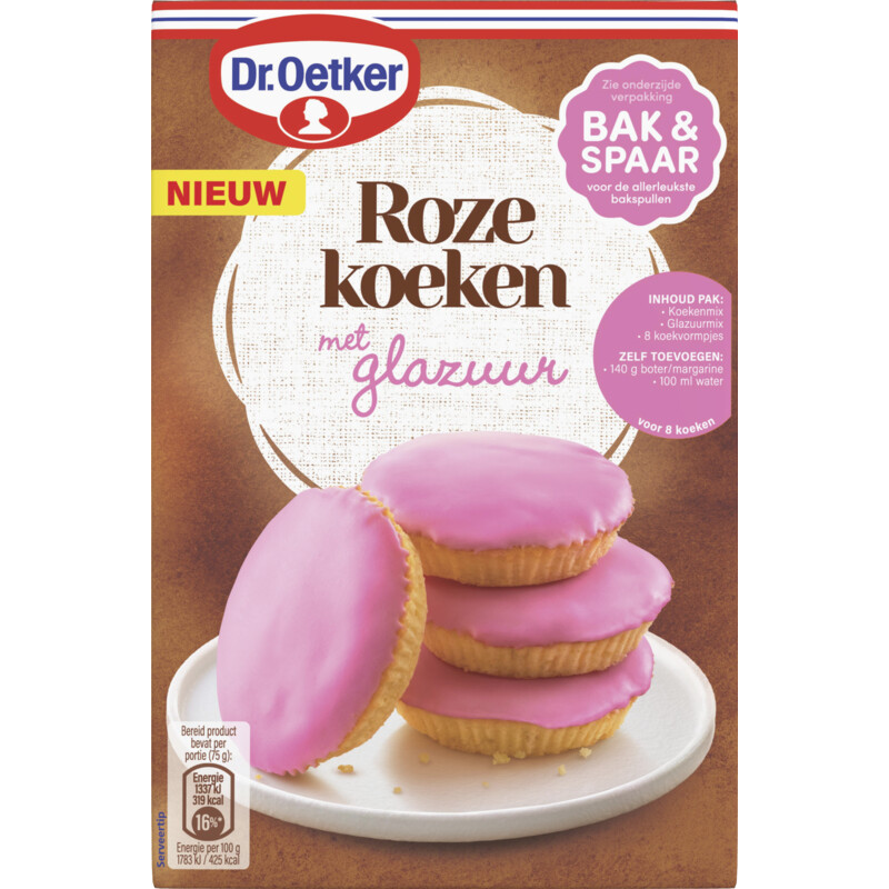 Een afbeelding van Dr. Oetker Roze koeken