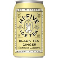 Een afbeelding van Hi-Five Ice tea black tea ginger