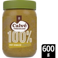 Een afbeelding van Calvé Pindakaas 100% pindas grof