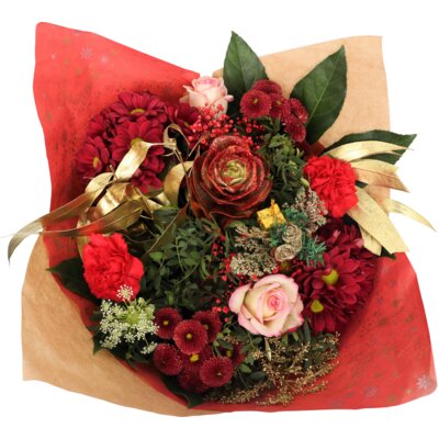 pdp-image-AH Luxe kerstboeket rood