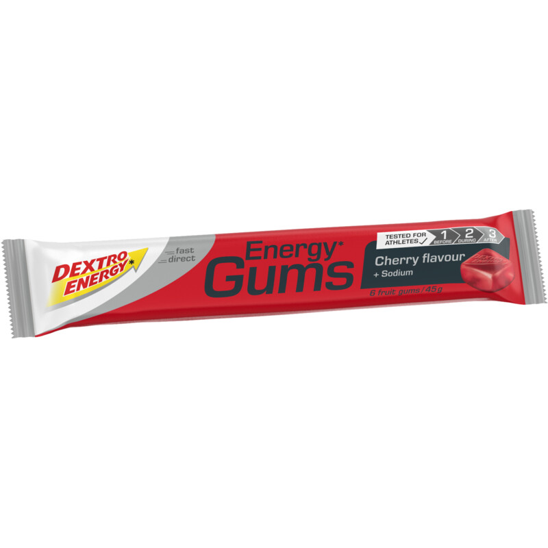 Een afbeelding van Dextro Energy gums cherry flavour