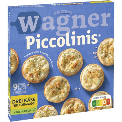 pdp-image-Wagner Piccolinis mini pizza 3 soorten kaas
