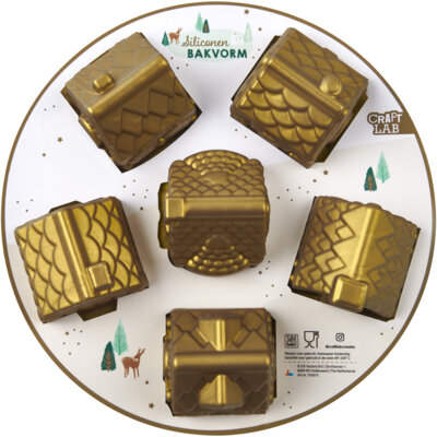 pdp-image-Craft Lab Siliconen bakvorm huisjes