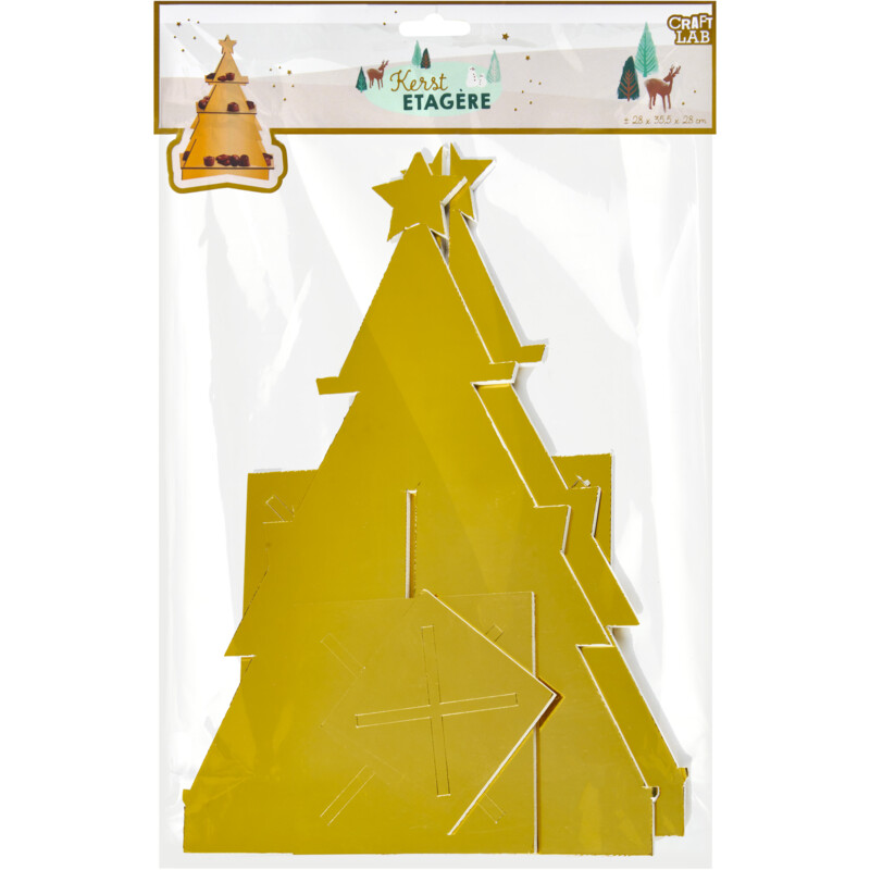 Een afbeelding van Craft Lab Etagère goud