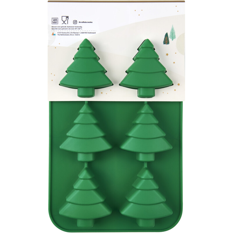 Een afbeelding van Craft Lab Siliconen bakvorm bomen