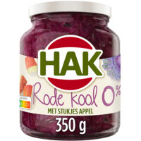 Rode kool met stukjes appel 0% - 1563