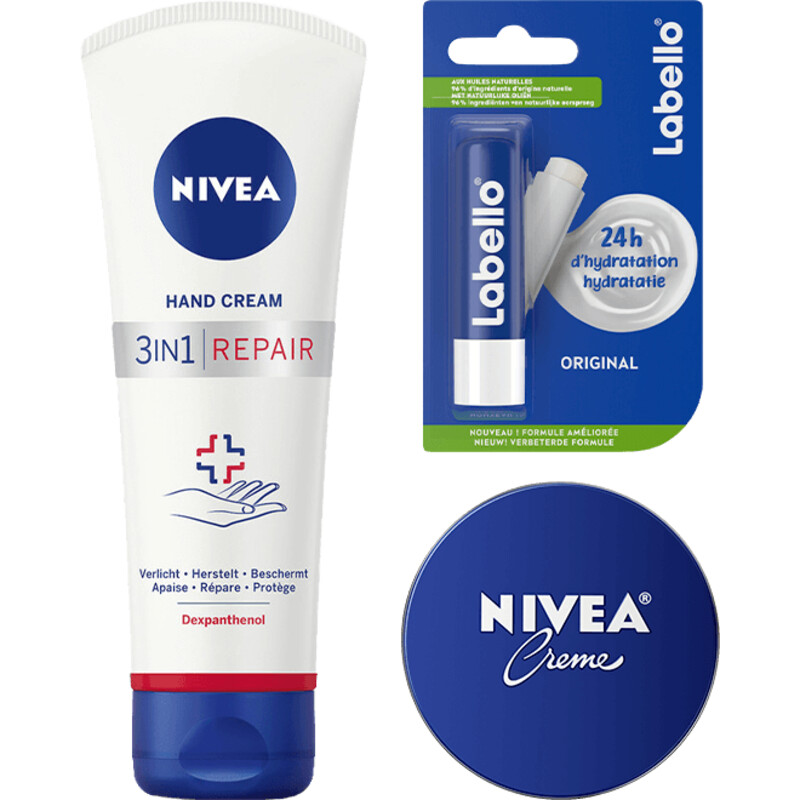Een afbeelding van NIVEA & Labello  winterpakket