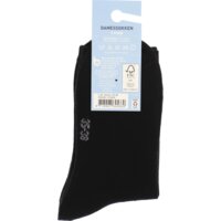 Een afbeelding van Blue Damessokken zwart maat 35-38
