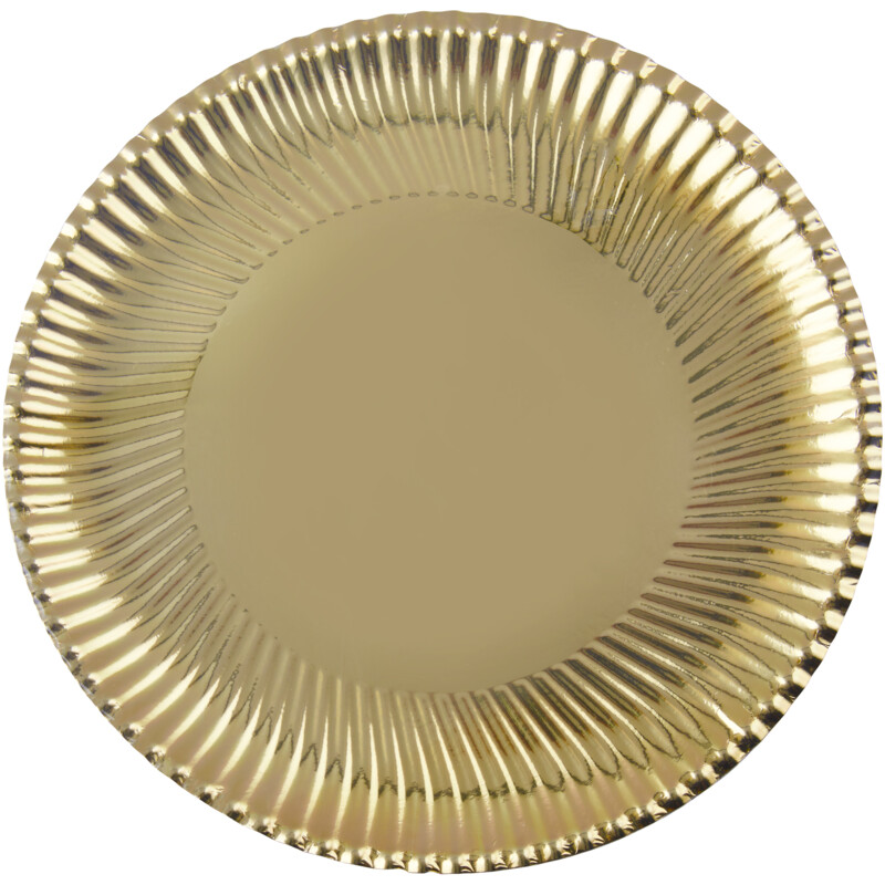 Een afbeelding van Craft Lab Taartschaal karton goud 30cm