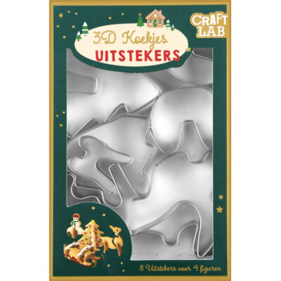 pdp-image-Craft Lab 3D uitsteekvormpjes Kerstmis
