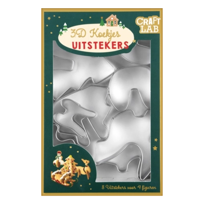 pdp-image-Craft Lab 3D uitsteekvormpjes Kerstmis