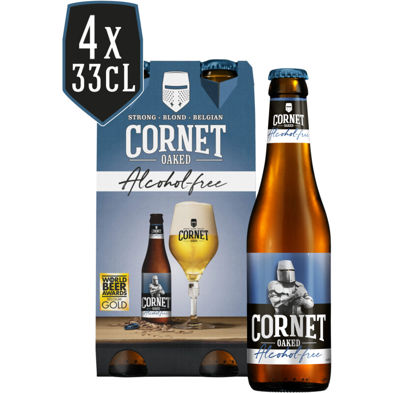 Een afbeelding van Cornet Oaked alcohol-free 4-pack