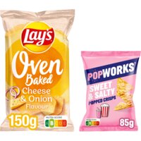 Een afbeelding van Lay's Oven Popworks gezond snack pack
