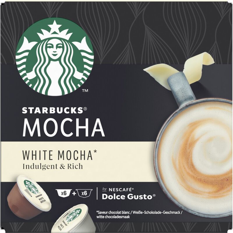 Starbucks Dolce gusto white mocha bestellen Albert Heijn