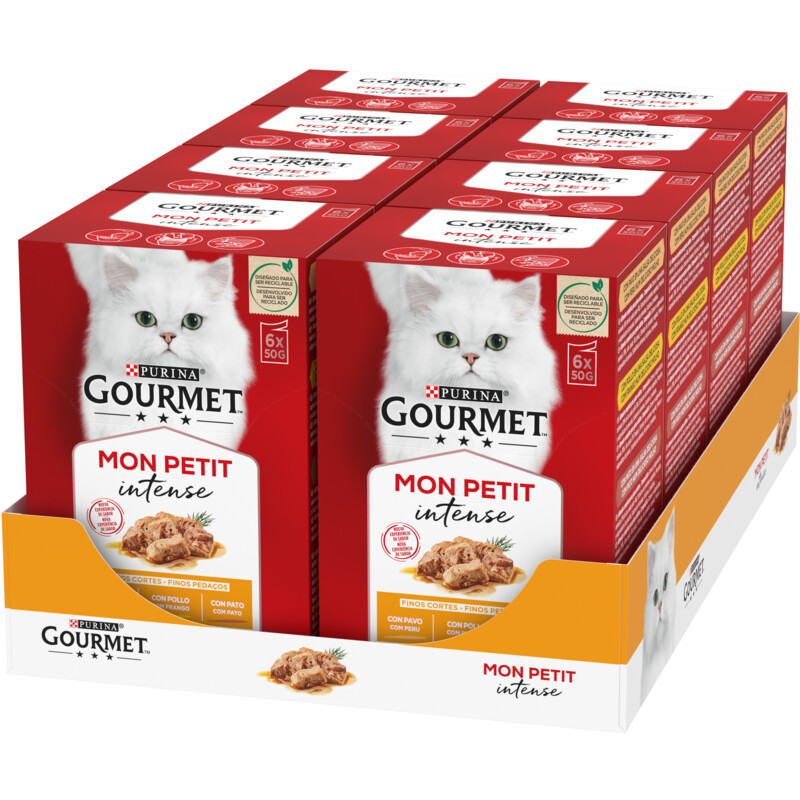 Een afbeelding van Gourmet Mon petit intense duo in saus vlees mix
