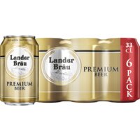 Een afbeelding van Lander bräu Premium beer 6-pack