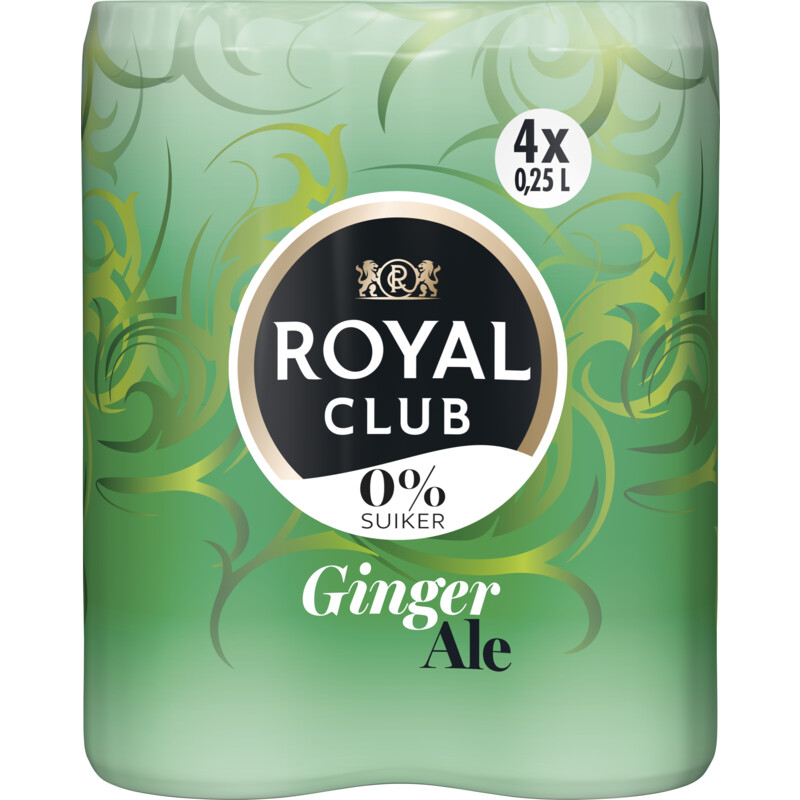Een afbeelding van Royal Club Ginger ale 0% 4pack
