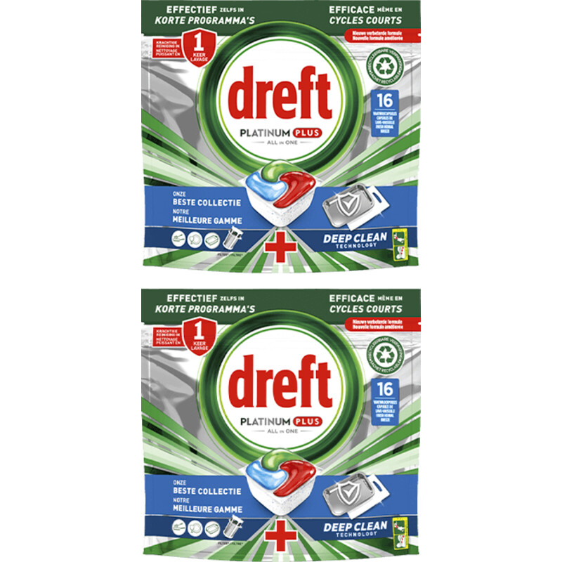 Een afbeelding van Dreft Vaatwas Platinum+ Deep Clean