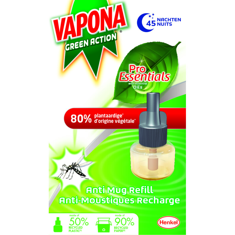 Een afbeelding van Vapona Pro essentials liquid navulling