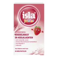 Isla Junior aardbeien hoest & keel pastilles