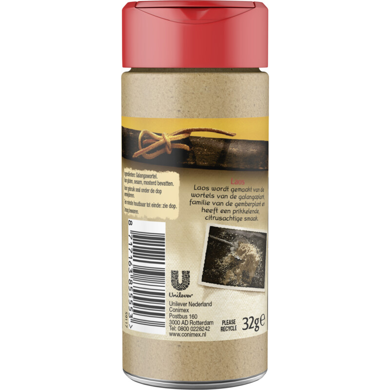 Een afbeelding van Conimex Kruiden laos gemalen galangwortel