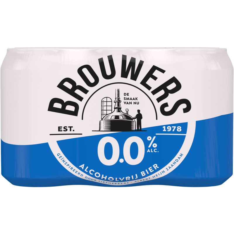 Een afbeelding van Brouwers 0.0% alcoholvrij 6-pack