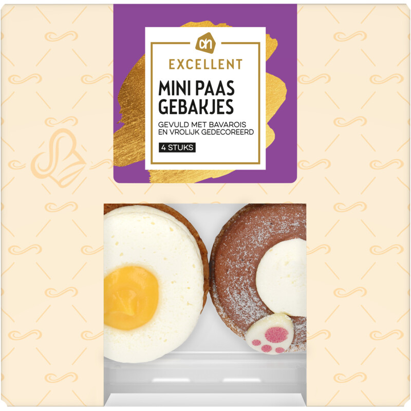 Een afbeelding van AH Excellent Mini paas gebakjes