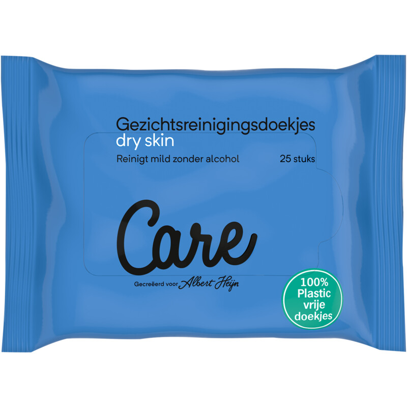 Een afbeelding van Care Dry skin gezichtsdoekjes