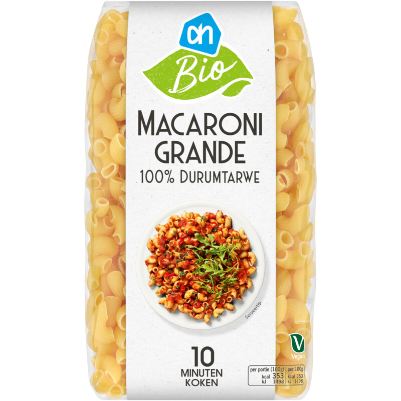 Een afbeelding van AH Biologisch Macaroni grande