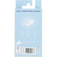 Een afbeelding van Blue Panty zwart 40 denier maat 38-40