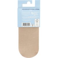 Een afbeelding van Blue Kousenvoetjes ballerina teint 1 maat