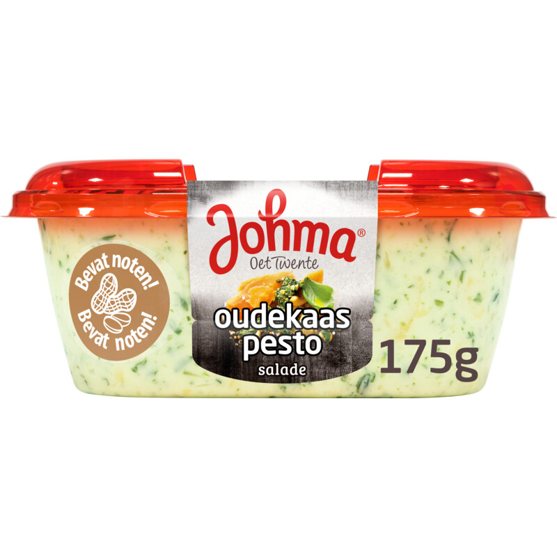 Een afbeelding van Johma Oudekaas-pesto salade
