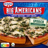 Een afbeelding van Dr. Oetker Big americans pizza spinach