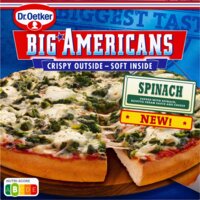 Een afbeelding van Dr. Oetker Big americans pizza spinach