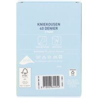 Een afbeelding van AH Kniekousen zwart 40 denier