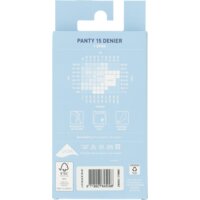 Een afbeelding van Blue Panty zwart 15 denier maat 38-40