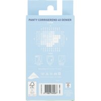 Een afbeelding van Blue Panty zwart 40 denier maat 42-44