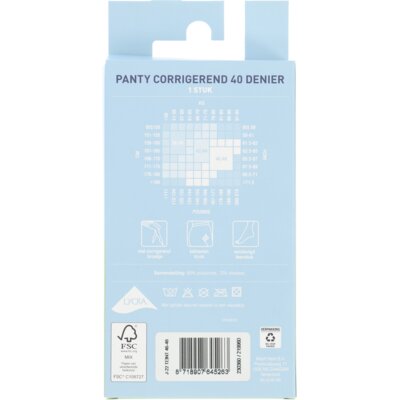 pdp-image-Blue Panty teint 40 denier maat 46-48