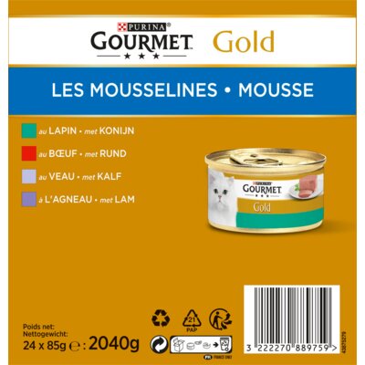 pdp-image-Gourmet Gold mousse met konijn rund kalf lam