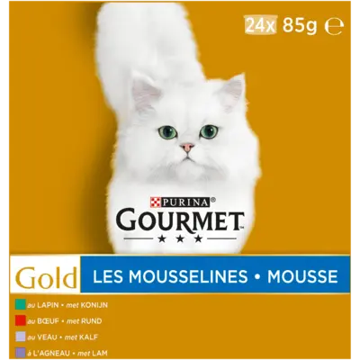 pdp-image-Gourmet Gold mousse met konijn rund kalf lam