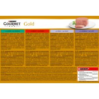 Een afbeelding van Gourmet Gold mousse met konijn rund kalf lam