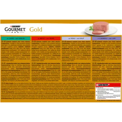 pdp-image-Gourmet Gold mousse met konijn rund kalf lam