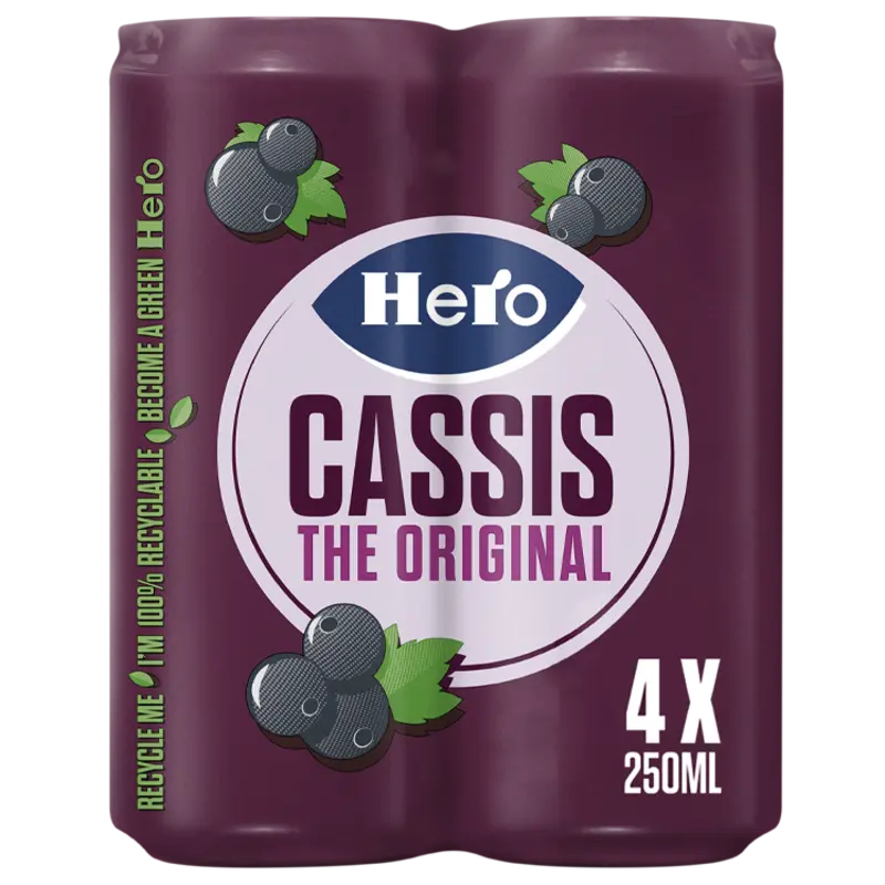 Hero Cassis the original 4-pack