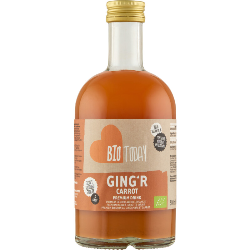 Een afbeelding van BioToday Ging'r carrot premium drink
