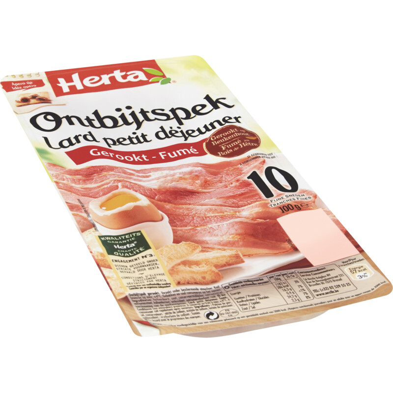 Een afbeelding van Herta Ontbijtspek gerookt bel