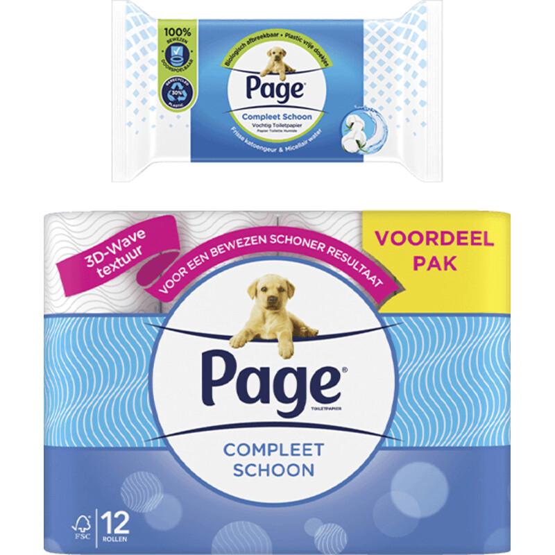 Een afbeelding van Page Schoon routine pakket